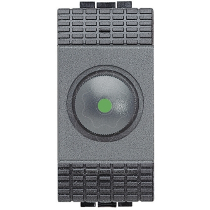 Mostrar detalhes para Livinglight   Variador de iluminacao rotativo 500 W   Antracite 1 modulo Imagem de Livinglight   Variador de iluminacao rotativo 500 W   Antracite 1 modulo