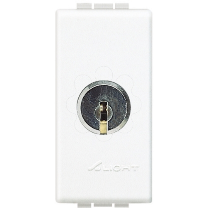 Mostrar detalhes para Livinglight   Interruptor bipolar 16 AX com chave   Branco 1 modulo Imagem de Livinglight   Interruptor bipolar 16 AX com chave   Branco 1 modulo