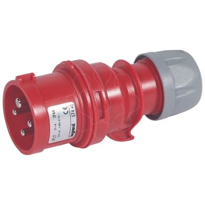 Mostrar detalhes para FICHA INVER.16A 3P+T 400V IP44 Imagem de FICHA INVER.16A 3P+T 400V IP44