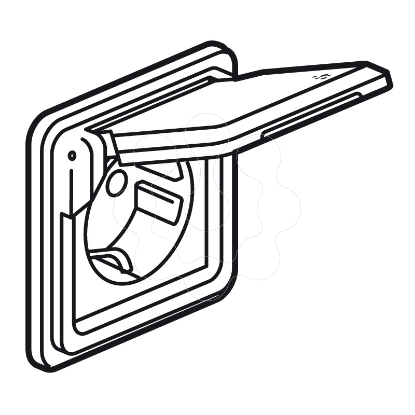 Mostrar detalhes para SOLIROC 2P+T SCHUKO IP55 TAMPA Imagem de SOLIROC 2P+T SCHUKO IP55 TAMPA