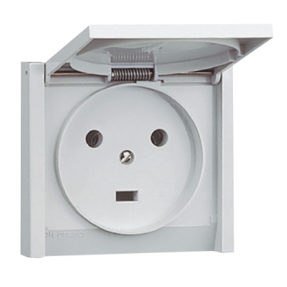 Mostrar detalhes para PLEXO 2P+T 20A - IP44 ENCASTR. Imagem de PLEXO 2P+T 20A - IP44 ENCASTR.