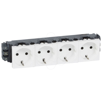 Mostrar detalhes para MOSAIC 4 X 2P+T SCHUKO LIG.DLP Imagem de MOSAIC 4 X 2P+T SCHUKO LIG.DLP