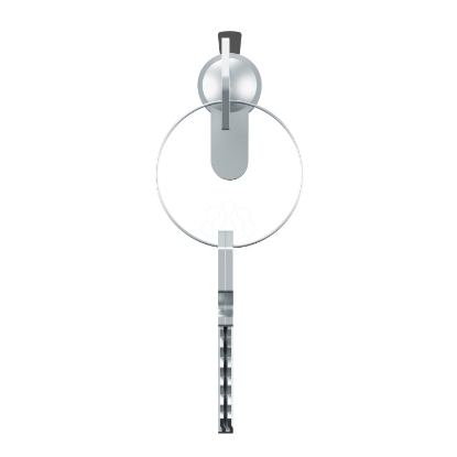 Mostrar detalhes para Canhao para fechadura DIN + 3 chaves Imagem de Canhao para fechadura DIN + 3 chaves