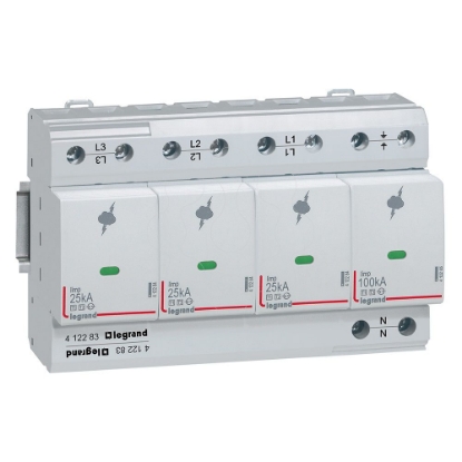 Mostrar detalhes para D.SBT T1 25KA/POLO 3P+N DTA+SD Imagem de D.SBT T1 25KA/POLO 3P+N DTA+SD
