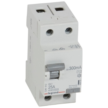 Mostrar detalhes para RX3 INTER DIF 2P 25A 300 MA AC Imagem de RX3 INTER DIF 2P 25A 300 MA AC