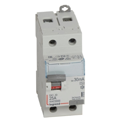 Mostrar detalhes para DX3 INTER DIF 2P 25A A 30MA Imagem de DX3 INTER DIF 2P 25A A 30MA