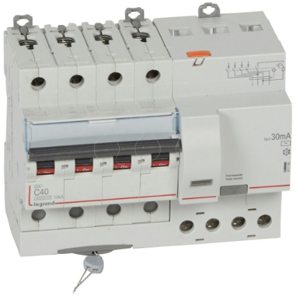 Mostrar detalhes para DISJ.DIF 4P C40 6/10 AC 30MA Imagem de DISJ.DIF 4P C40 6/10 AC 30MA