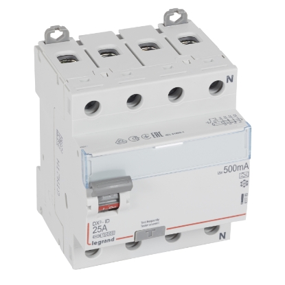 Mostrar detalhes para DX3 INTER DIF 4P 25A A 500 MA Imagem de DX3 INTER DIF 4P 25A A 500 MA