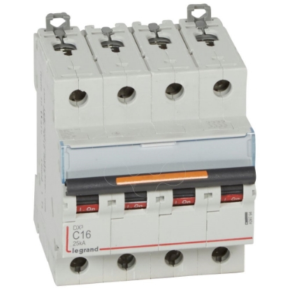 Mostrar detalhes para DX3 DISJ 4P C16 25KA Imagem de DX3 DISJ 4P C16 25KA