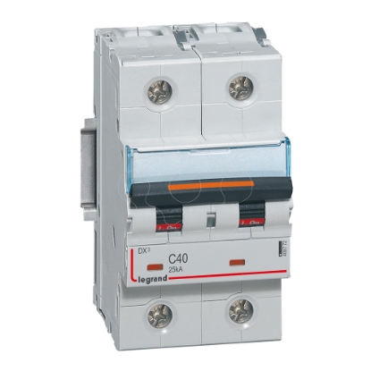 Mostrar detalhes para DX3 DISJ 2P C40 25KA Imagem de DX3 DISJ 2P C40 25KA