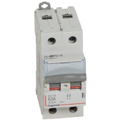 Mostrar detalhes para DX3 INTER SECCIONADOR 2P 63A Imagem de DX3 INTER SECCIONADOR 2P 63A
