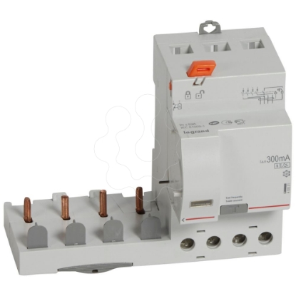 Mostrar detalhes para DX3 BLOCO DIF 4P 63A A-S 300MA Imagem de DX3 BLOCO DIF 4P 63A A-S 300MA