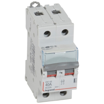 Mostrar detalhes para DX3 INTER SECCIONADOR 2P 40A Imagem de DX3 INTER SECCIONADOR 2P 40A