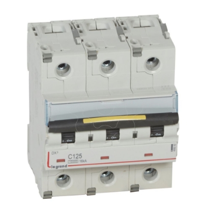 Mostrar detalhes para DX3 DISJ 3P C125 10000A/16KA Imagem de DX3 DISJ 3P C125 10000A/16KA