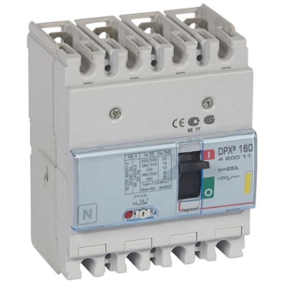 Mostrar detalhes para DPX3 160 MT 4P 25A 16KA Imagem de DPX3 160 MT 4P 25A 16KA