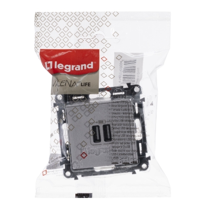 Mostrar detalhes para VALENA L-TOM. 2 X USB BRANCO Imagem de VALENA L-TOM. 2 X USB BRANCO