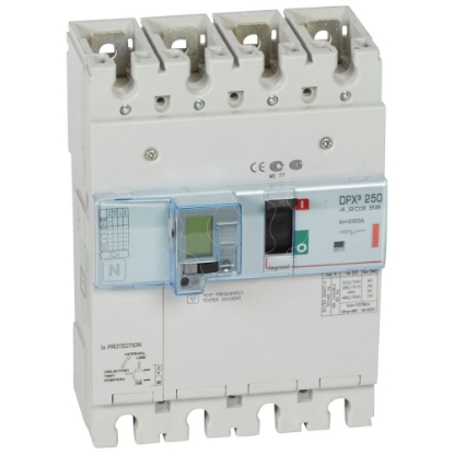Mostrar detalhes para DPX3 250ELECT+DIF 4P 250A 36KA Imagem de DPX3 250ELECT+DIF 4P 250A 36KA