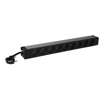 Mostrar detalhes para BLOCO PDU 19P - 9 X SCHUKO Imagem de BLOCO PDU 19P - 9 X SCHUKO
