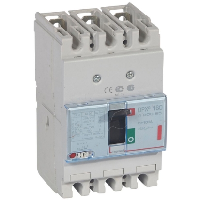 Mostrar detalhes para DPX3 160 MT 3P 100A 36KA Imagem de DPX3 160 MT 3P 100A 36KA