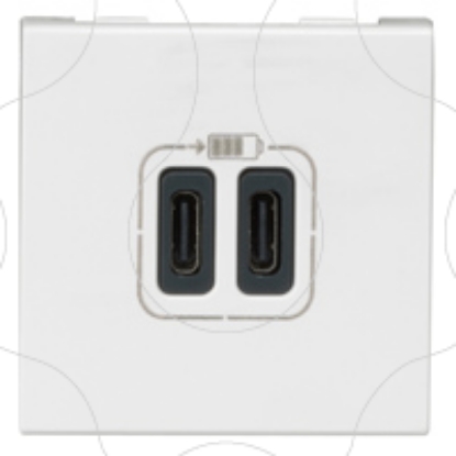 Mostrar detalhes para MOSAIC 2 X USB C+C 3A 2MD BRAN Imagem de MOSAIC 2 X USB C+C 3A 2MD BRAN