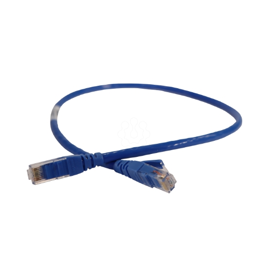 Imagem de CORD C6 U/UTP PVC AZUL 0.5M