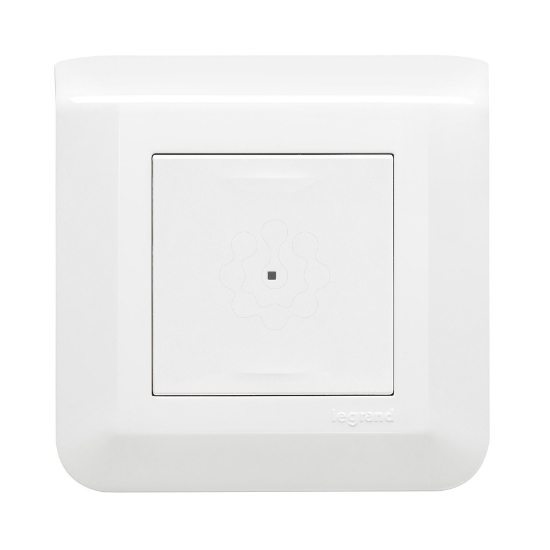 Imagem de Interruptor de iluminação conectado c/ neutro - branco - Mosaic with Netatmo