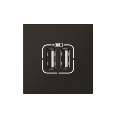 Mostrar detalhes para MOSAIC 2 X USB A+A 24A PRET Imagem de MOSAIC 2 X USB A+A 24A PRET