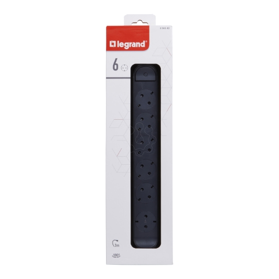 Imagem de BLOCO ROTAT. 6X2P+T 3M PRETO