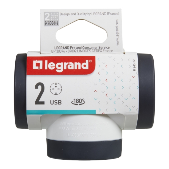 Imagem de FICHA 2X2P+T + USB A+C BRA/CNZ