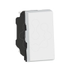 Imagem de Mosaic   Botao simples NA  ligad. livres potencial   6A 250V  1 mod.   branco