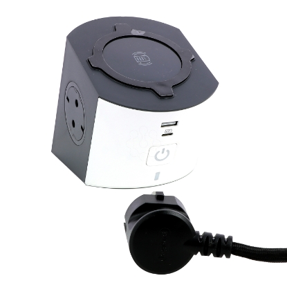 Mostrar detalhes para BLC 2X2P+T INDUCAO USB BRANC Imagem de BLC 2X2P+T INDUCAO USB BRANC