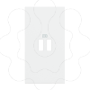 Imagem de LNOW CENTRO 2 X USB-A 2MD BRAN
