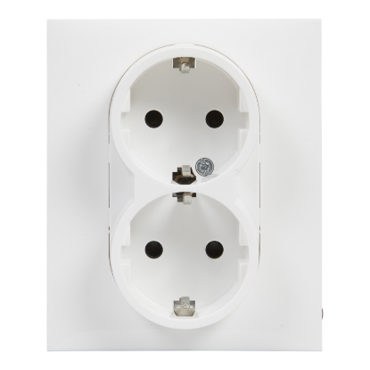 Mostrar detalhes para NEW SUNO 2 X 2P+T SCHUKO BRANC Imagem de NEW SUNO 2 X 2P+T SCHUKO BRANC