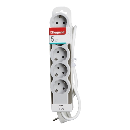 Mostrar detalhes para BLOCO 5X2P+T 5M BRANCO/CINZE Imagem de BLOCO 5X2P+T 5M BRANCO/CINZE