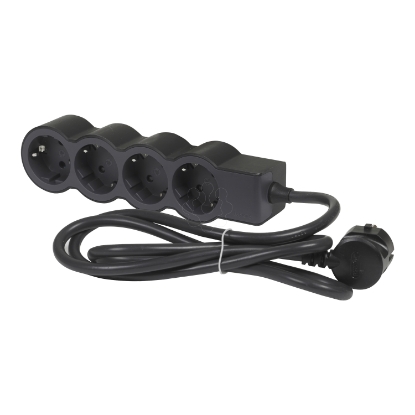 Mostrar detalhes para BLOCO 4X2P+T 5M PRETO Imagem de BLOCO 4X2P+T 5M PRETO