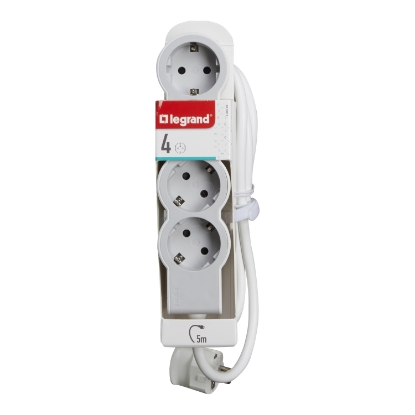 Mostrar detalhes para BLOCO 4X2P+T 5M BRANCO/CINZE Imagem de BLOCO 4X2P+T 5M BRANCO/CINZE