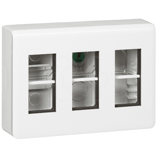Imagem de Mosaic - Kit p/ postos de trabalho - saliente - para 3 x 4 modulos - branco