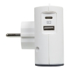 Imagem de FICHA 2X2P 6A USB A+C BRA/CZ