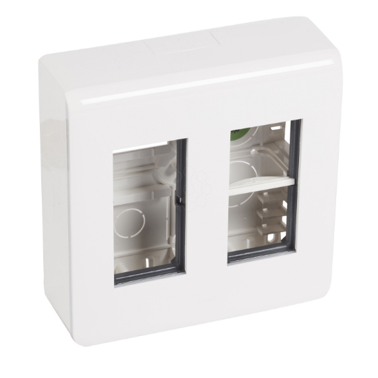 Imagem de Mosaic - Kit p/ postos de trabalho - saliente - para 2 x 4 modulos - branco