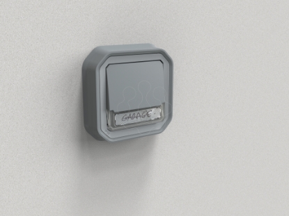 Mostrar detalhes para Plexo IP 55 monobloco encastrar   Botao simples luminoso porta etiqueta Cinzen. Imagem de Plexo IP 55 monobloco encastrar   Botao simples luminoso porta etiqueta Cinzen.