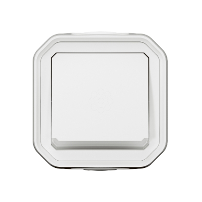 Mostrar detalhes para Plexo IP 55 monobloco saliente   Botao simples luminoso Branco Imagem de Plexo IP 55 monobloco saliente   Botao simples luminoso Branco