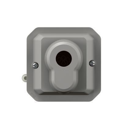 Mostrar detalhes para Plexo IP 55 componivel   Botao com chave DIN   3 posicoes Cinzento Imagem de Plexo IP 55 componivel   Botao com chave DIN   3 posicoes Cinzento