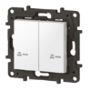 Imagem de Niloe Step with Netatmo - Interruptor duplo sem fios de iluminacao - Branco