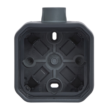 Mostrar detalhes para Plexo IP 55 componivel   Caixa saliente simples para bucins ISO20 Antracite Imagem de Plexo IP 55 componivel   Caixa saliente simples para bucins ISO20 Antracite