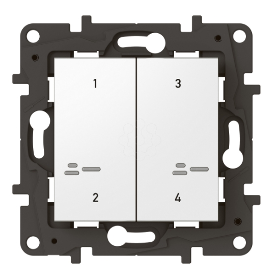 Imagem de Niloé Step with Netatmo - Comando de 4 cenários - sem fios - Branco
