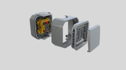 Mostrar detalhes para Plexo IP 55 componivel   Caixa saliente simples com bucins planos Cinzento Imagem de Plexo IP 55 componivel   Caixa saliente simples com bucins planos Cinzento