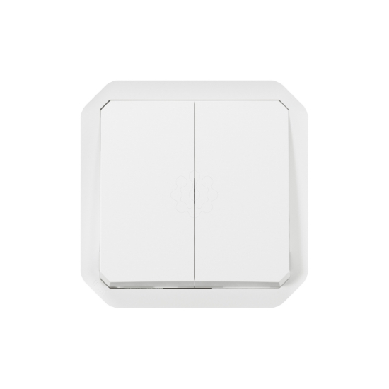 Imagem de Plexo IP 55 componível - Comando multifunções duplas, Branco