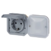 Imagem de Plexo with Netatmo   Tomada de energia conectada 2P+T tipo Schuko Cinzento