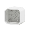 Imagem de Plexo IP 55 componivel   Caixa saliente simples com bucins planos Branco