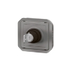 Imagem de Plexo IP 55 componível - Interruptor chave Ronis Nº 455 - 2 posições, Cinzento